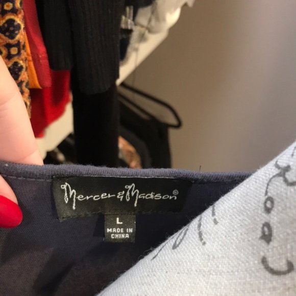 3/$30 Mercer & Madison Sequin Sleeveless Tank Top - Picture 4 of 4